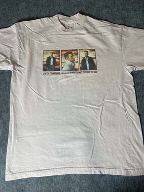 Justin Timberlake Everything I Thought It Was EITIW Pink Album Graphic T-Shirt